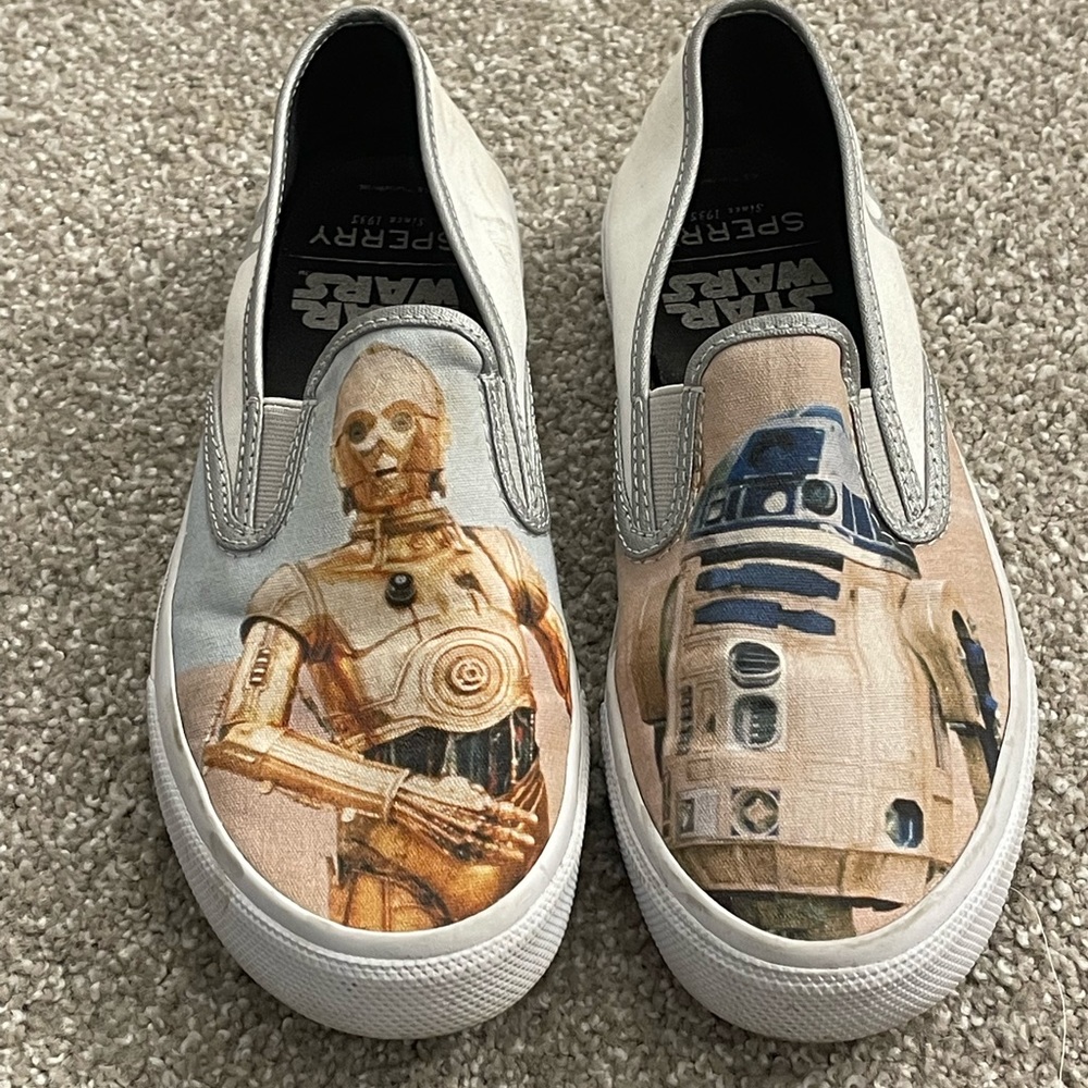 Sperry Star Wars boat shoes size 7